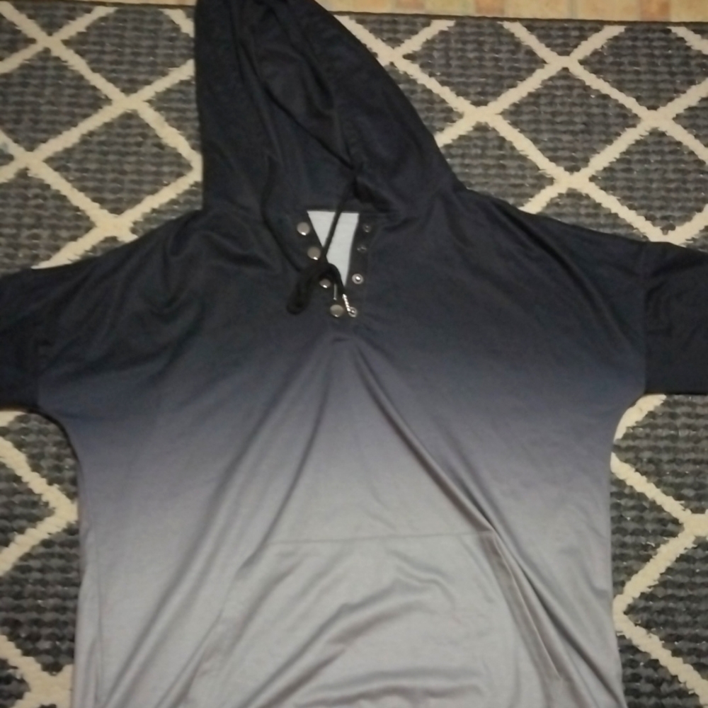 Black and gray pullover